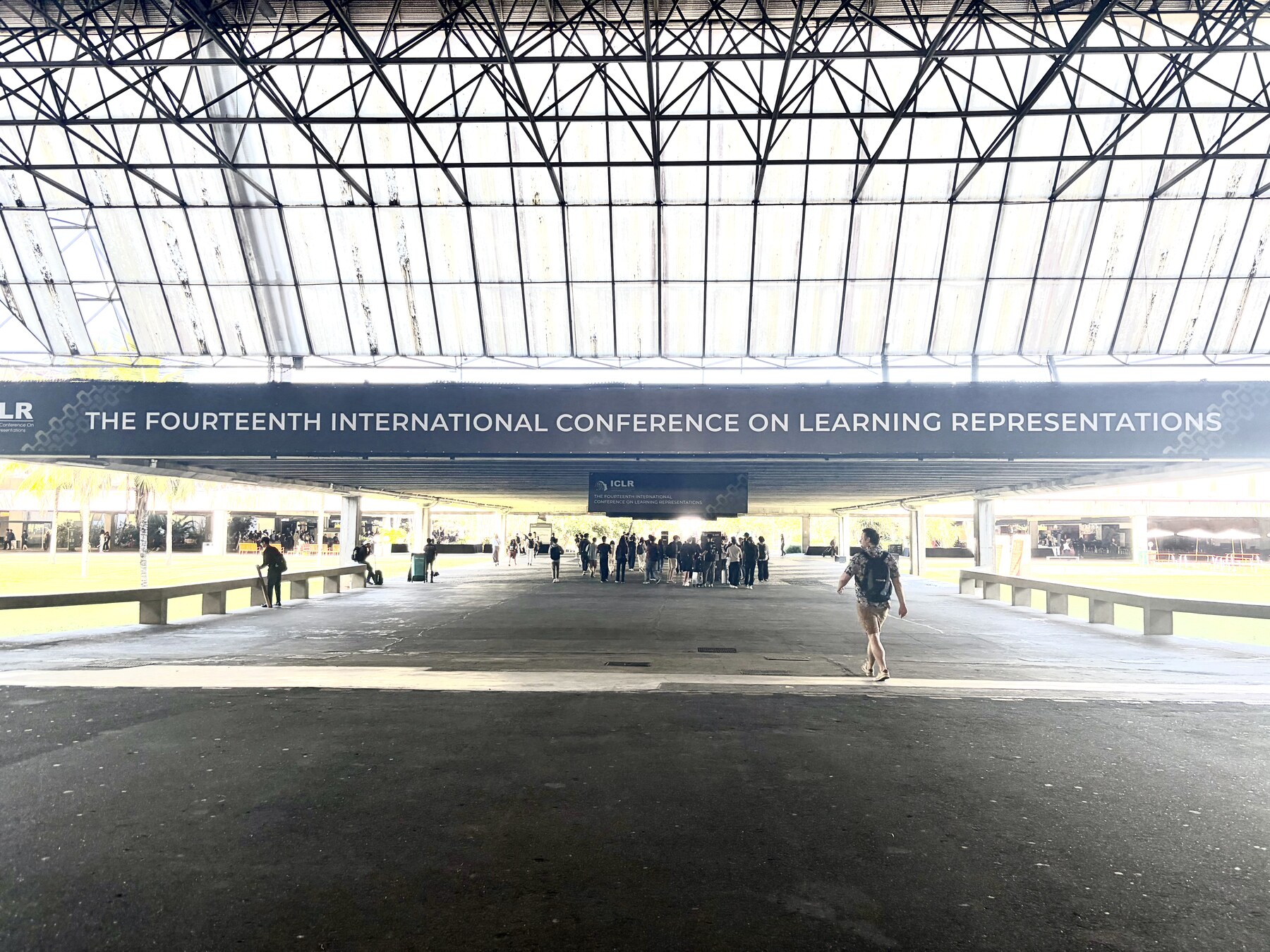 Riocentro exterior and conference area.