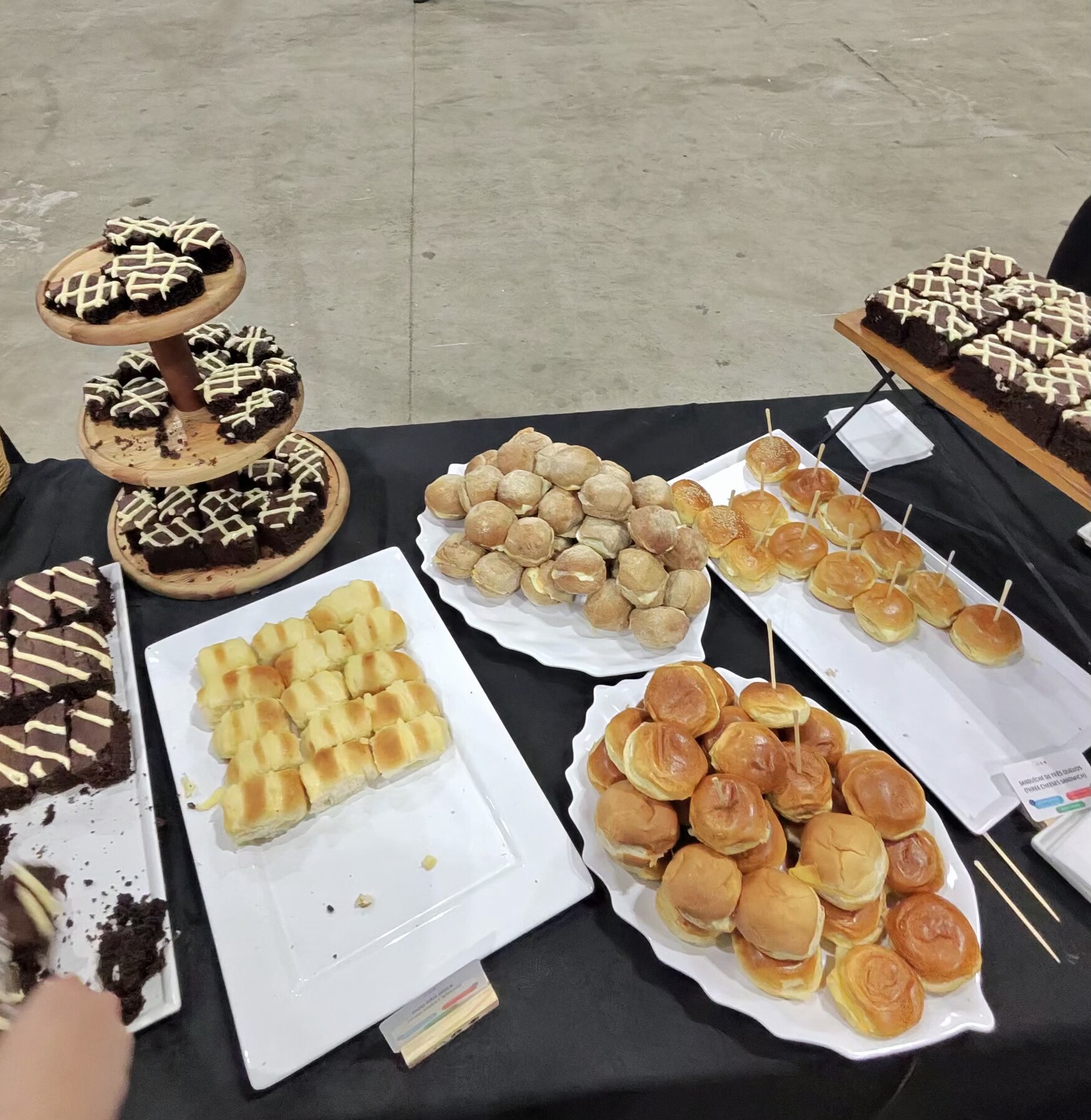 Food from the conference day.