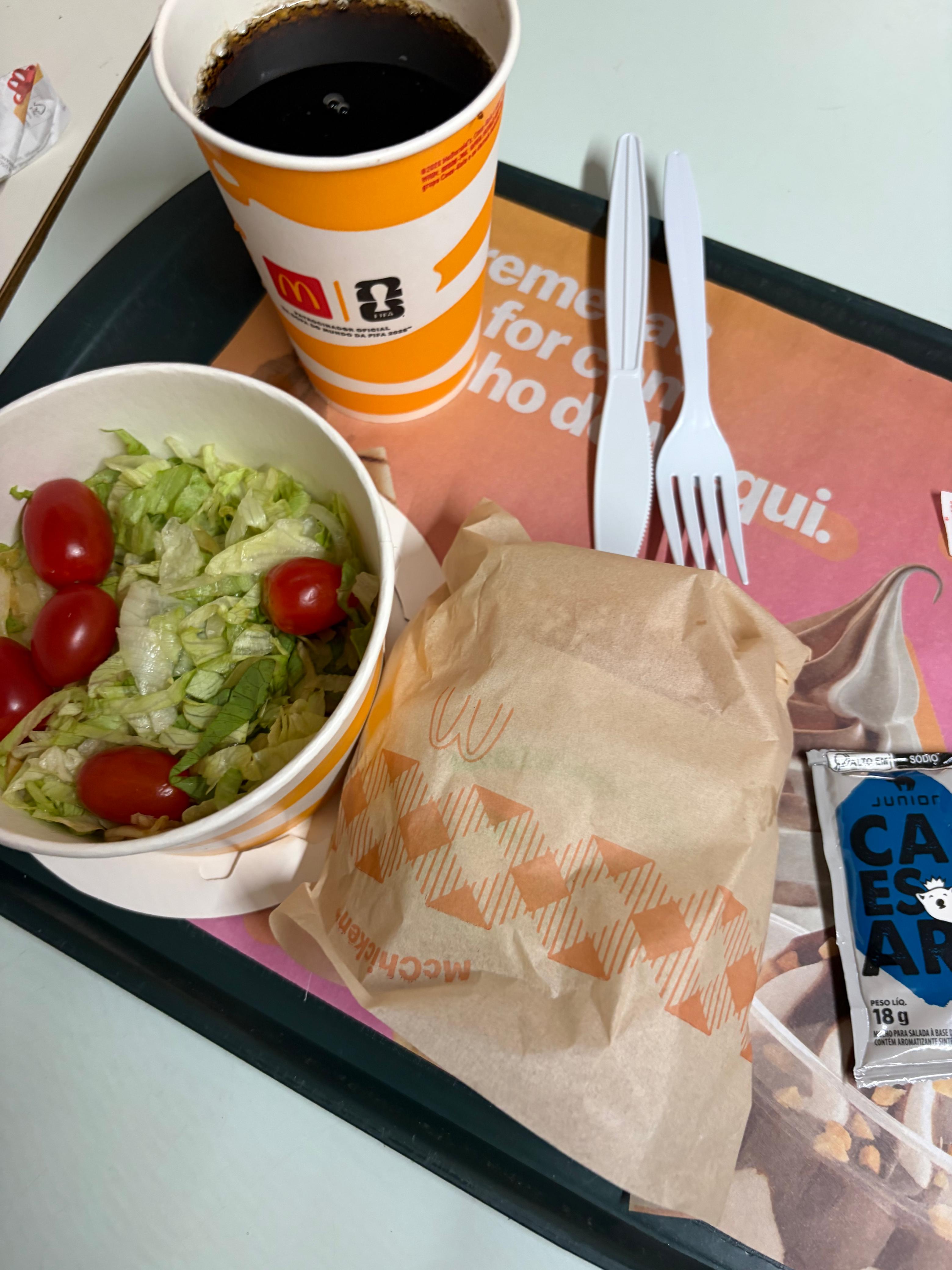 McDonald's in Rio, one of the safest food choices for me at first.