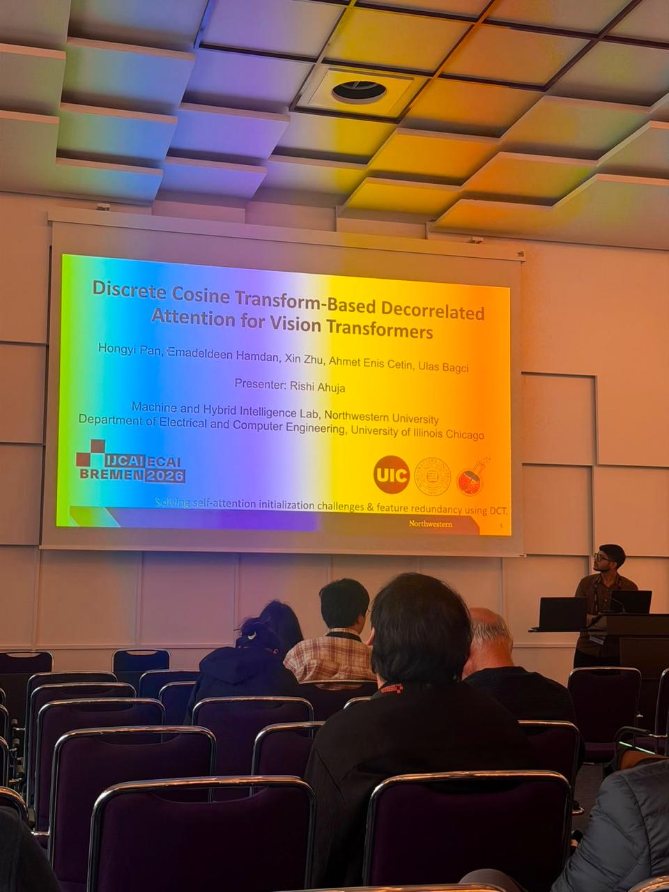 Presenting the paper
