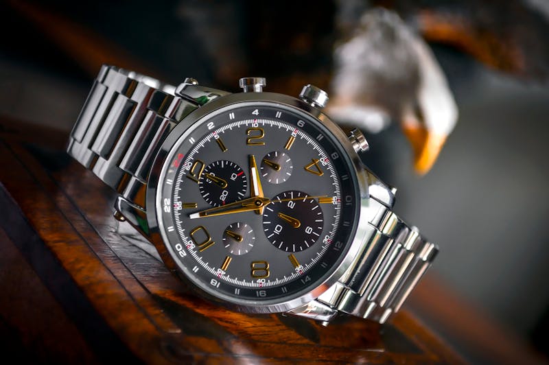 Silver wristwatch found in Main Building